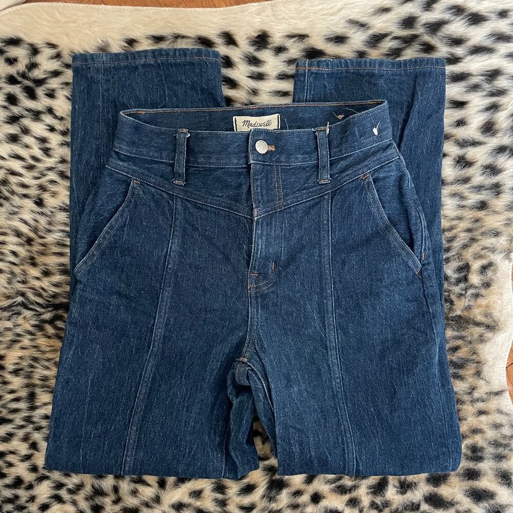 Madewell Women's Straight Leg Jeans - Dark Blue